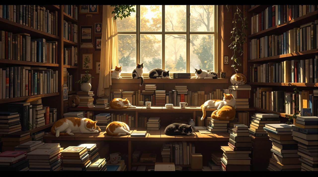 竖屏短剧版作品《猫与老书店》